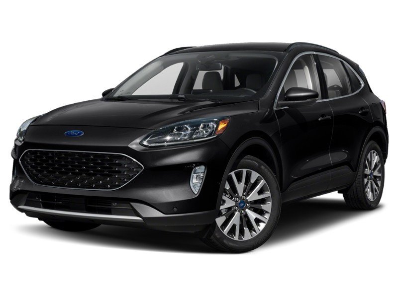 2021 Ford Escape Titanium Hybrid AWD Agate Black Metallic  Shot 1