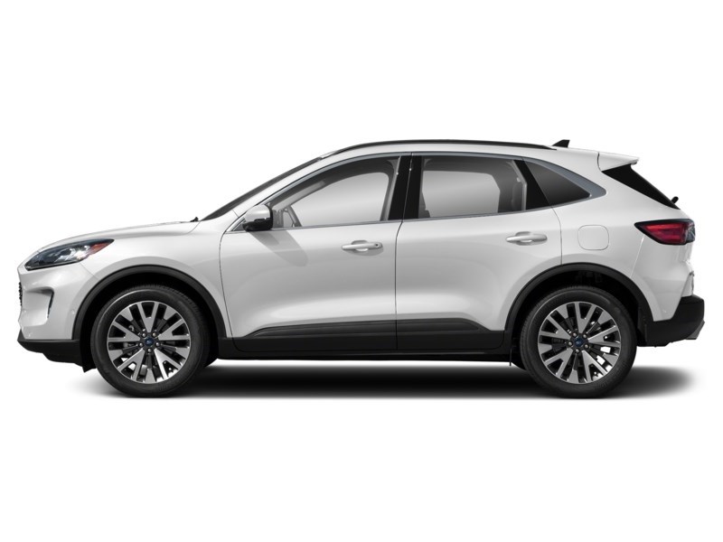 2021 Ford Escape Titanium Hybrid AWD Star White Metallic Tri-Coat  Shot 9