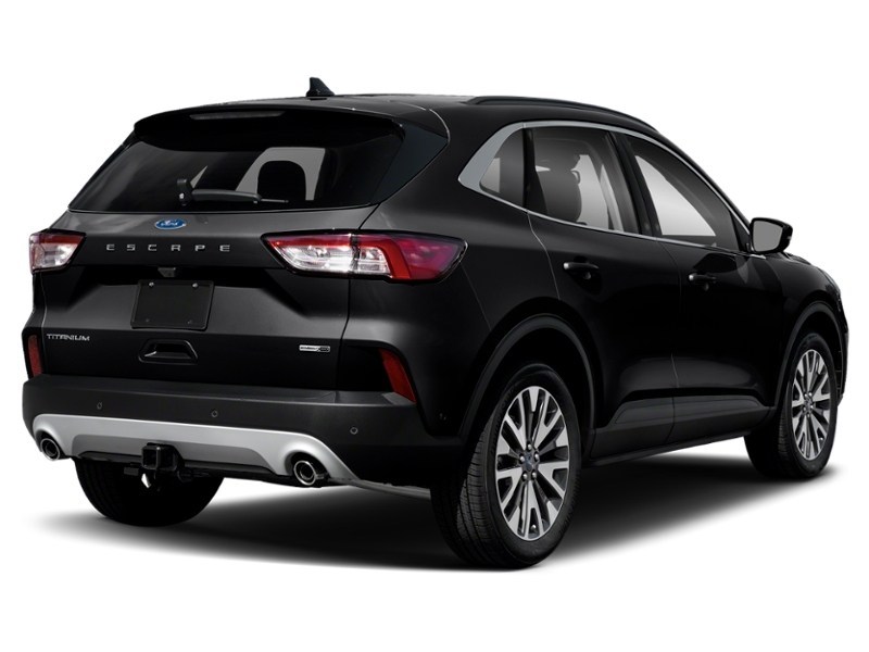 2021 Ford Escape Titanium Hybrid AWD Agate Black Metallic  Shot 2