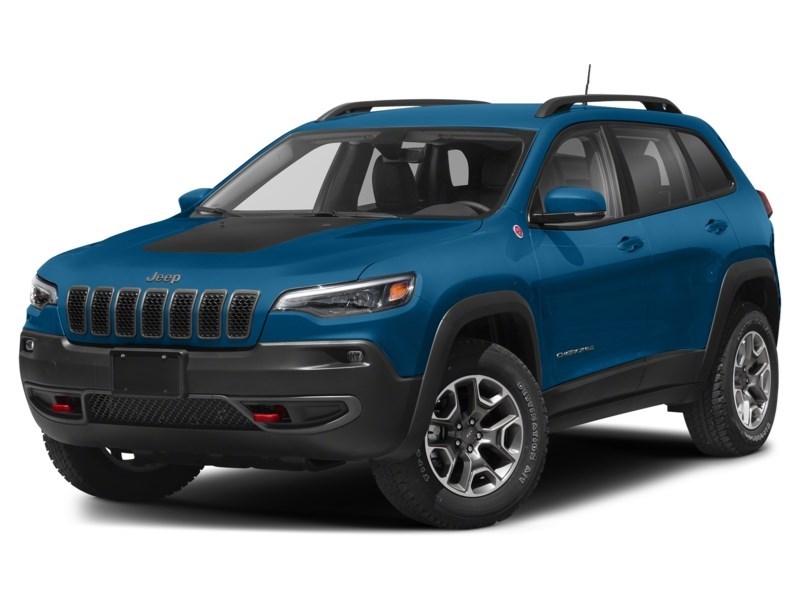 2022 Jeep Cherokee Trailhawk Elite 4x4 Hydro Blue Pearl  Shot 11