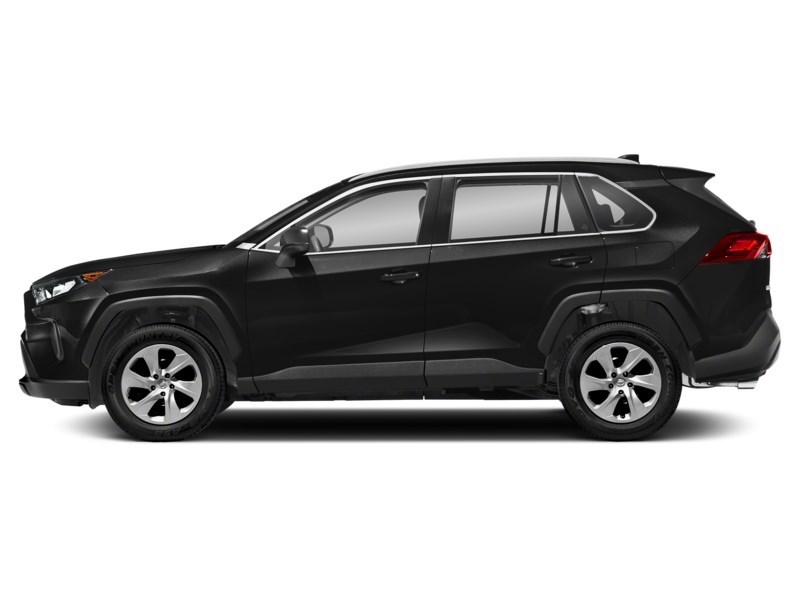 2020 Toyota RAV4 LE AWD Midnight Black Metallic  Shot 5