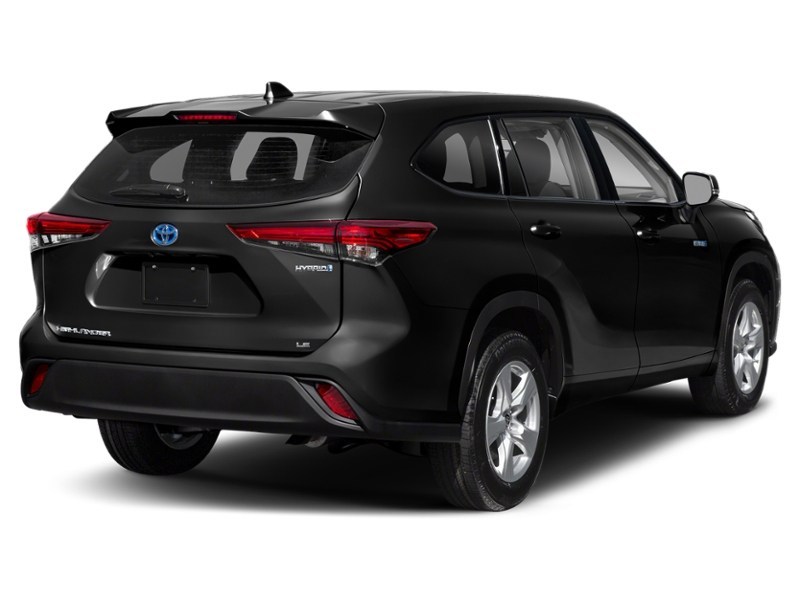 2022 Toyota Highlander Hybrid Hybrid XLE AWD Midnight Black Metallic  Shot 2