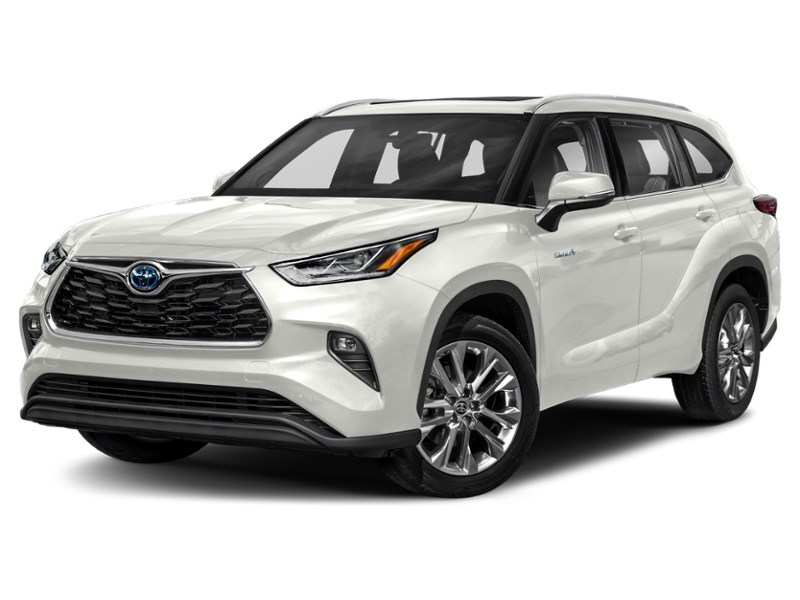 2021 Toyota Highlander Hybrid Hybrid Limited AWD Blizzard Pearl  Shot 4