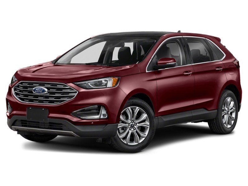 2022 Ford Edge Titanium AWD Burgundy Velvet Metallic Tinted Clearcoat  Shot 40