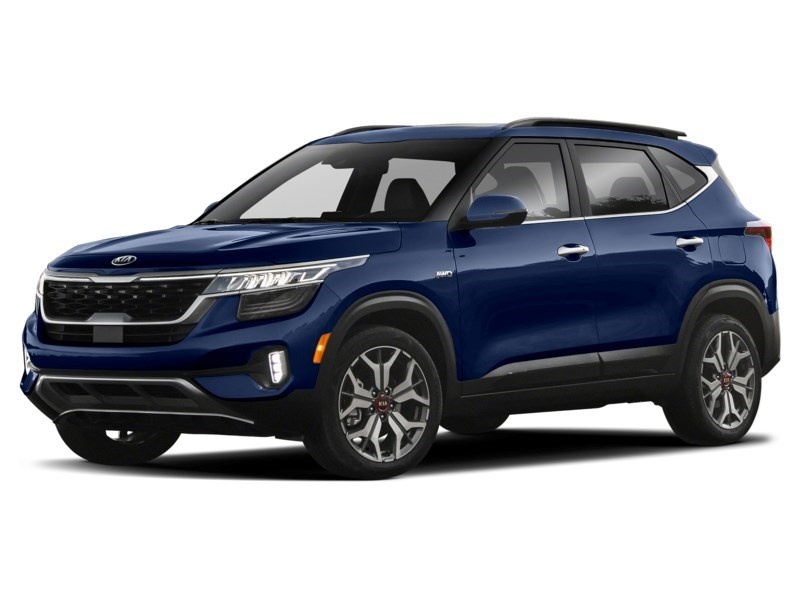 2021 Kia Seltos SX Turbo AWD Dark Ocean Blue  Shot 4