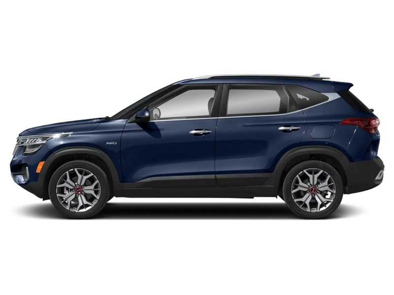 2021 Kia Seltos SX Turbo AWD Dark Ocean Blue  Shot 3