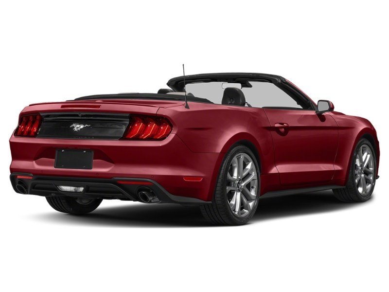 2022 Ford Mustang EcoBoost Convertible Rapid Red Metallic Tinted Clearcoat  Shot 24
