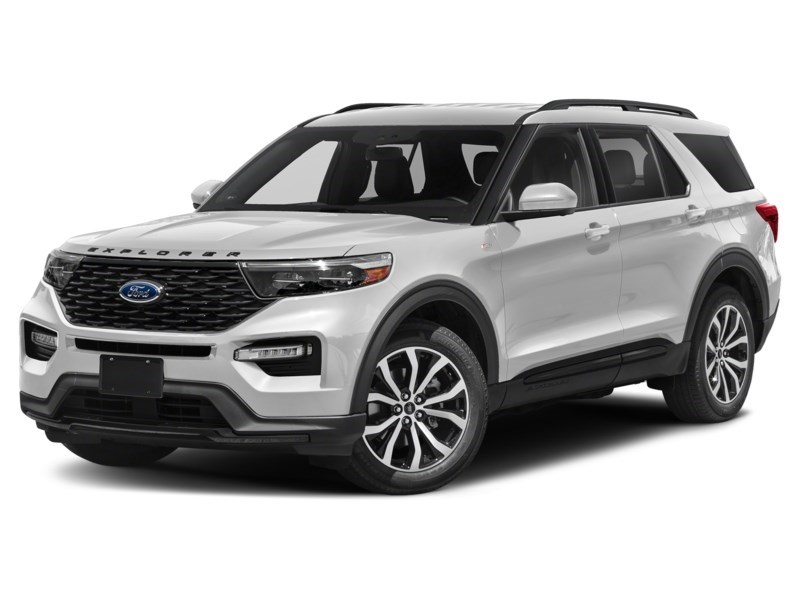 2023 Ford Explorer ST-Line 4WD Star White Metallic Tri-Coat  Shot 1