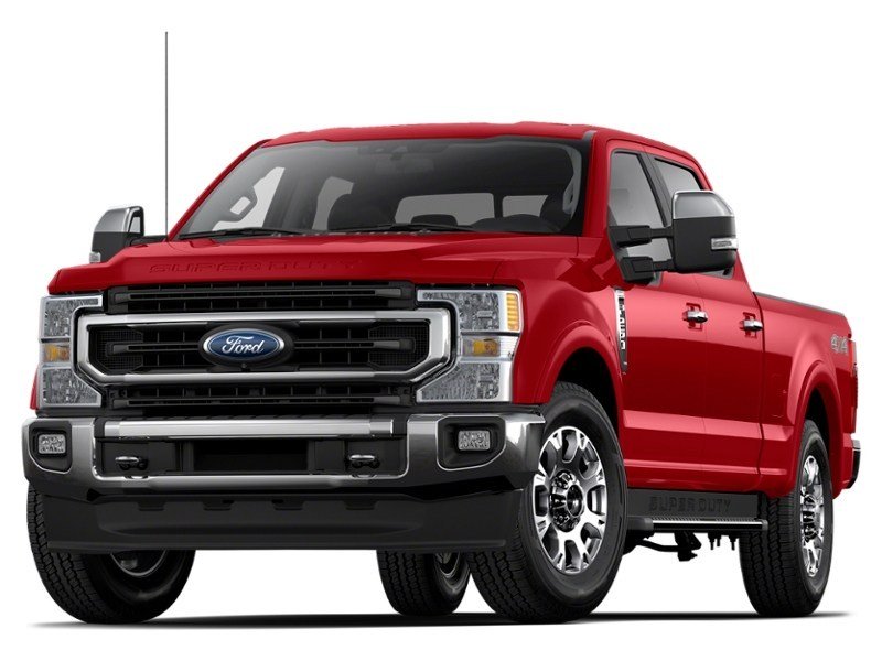 2022 Ford Super Duty F-350 SRW King Ranch 4WD Crew Cab 6.75' Box Rapid Red Metallic Tinted Clearcoat  Shot 12