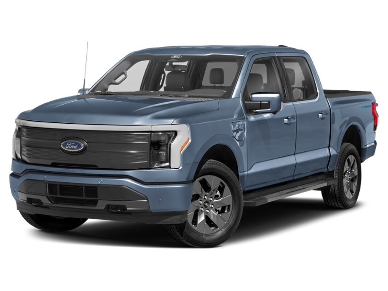 2023 Ford F-150 Lightning LARIAT 4WD SuperCrew 5.5' Box Azure Grey Metallic Tri-Coat  Shot 31