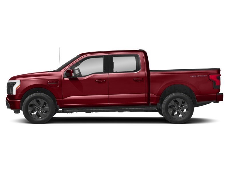 2023 Ford F-150 Lightning LARIAT 4WD SuperCrew 5.5' Box Rapid Red Metallic Tinted Clearcoat  Shot 23