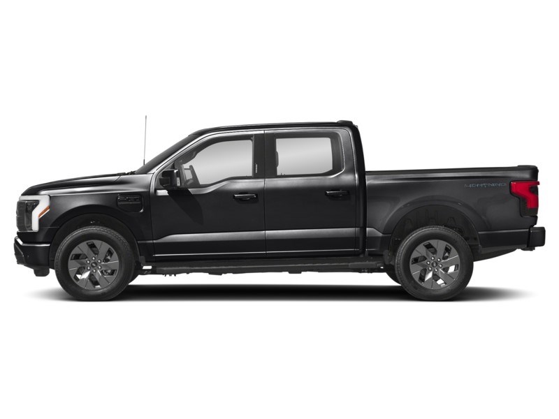 2025 Ford F-150 Lightning LARIAT 4WD SuperCrew 5.5' Box Agate Black Metallic  Shot 5