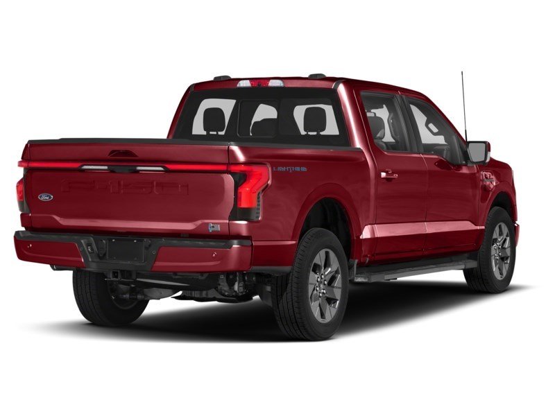 2023 Ford F-150 Lightning LARIAT 4WD SuperCrew 5.5' Box Rapid Red Metallic Tinted Clearcoat  Shot 24