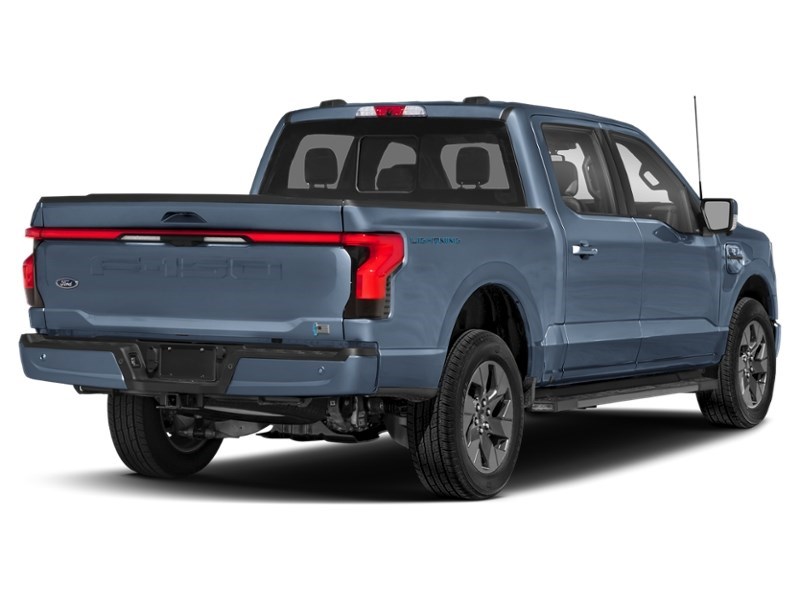 2023 Ford F-150 Lightning LARIAT 4WD SuperCrew 5.5' Box Azure Grey Metallic Tri-Coat  Shot 32