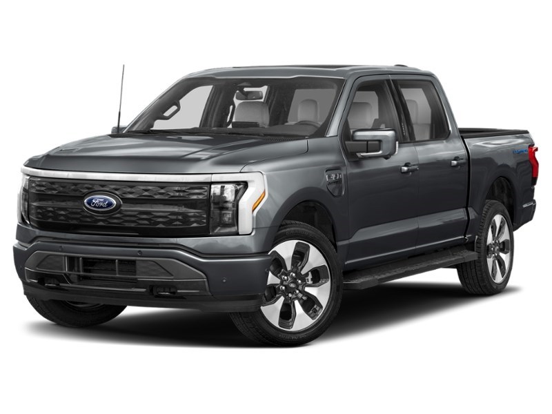 2023 Ford F-150 Lightning Platinum 4WD SuperCrew 5.5' Box Carbonized Grey Metallic  Shot 1