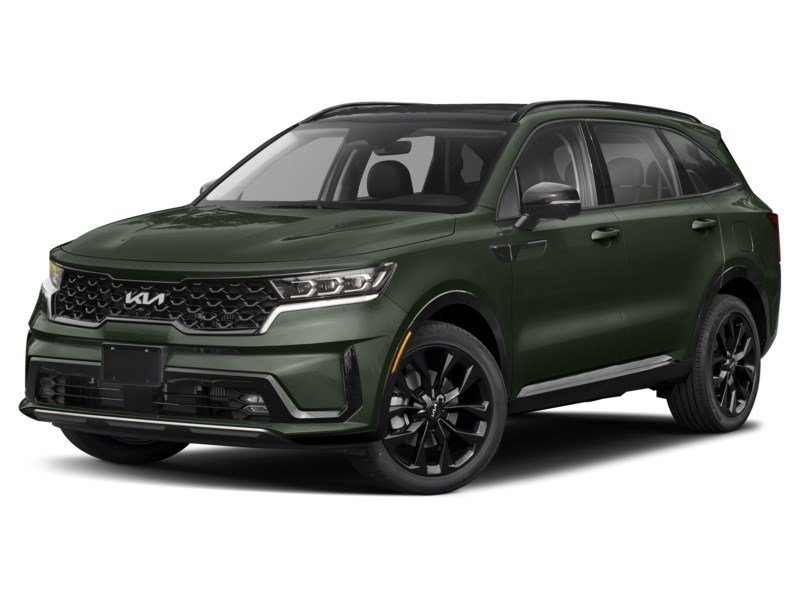 2022 Kia Sorento SX AWD w/Black Leather Aruba Stone Green  Shot 1
