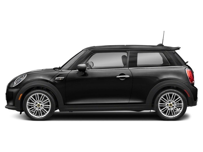 2023 MINI SE 3 Door Cooper SE FWD Midnight Black II Metallic  Shot 3