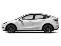 2023 Tesla Model Y Long Range AWD Pearl White Multi-Coat  Shot 3