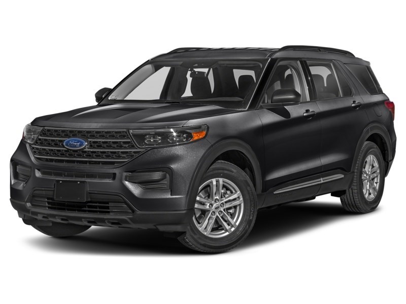 2023 Ford Explorer XLT 4WD Agate Black Metallic  Shot 4