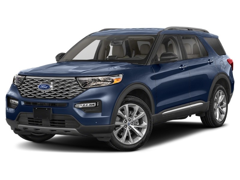 2023 Ford Explorer Platinum 4WD Stone Blue Metallic  Shot 16