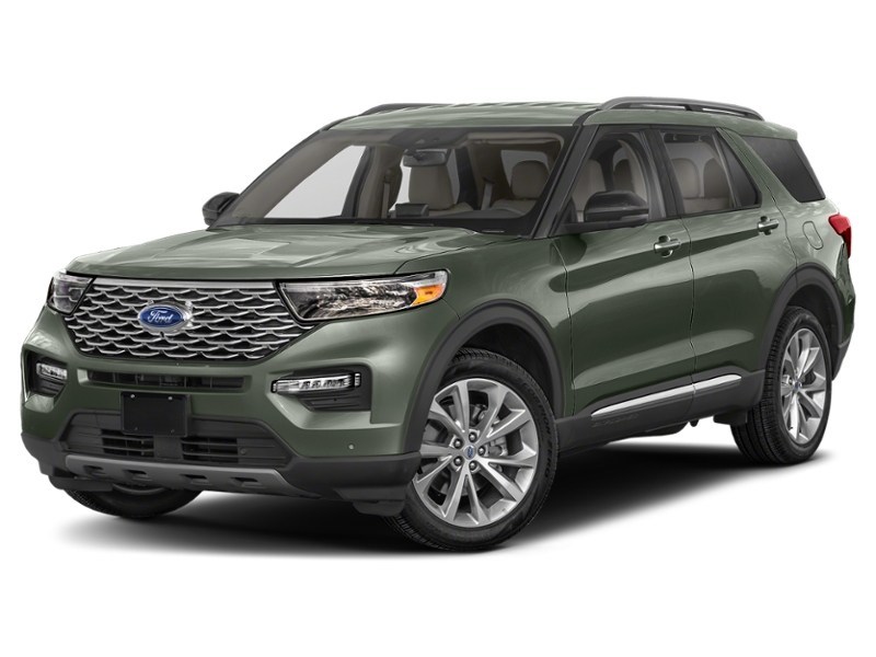 2023 Ford Explorer Platinum 4WD Forged Green Metallic  Shot 35