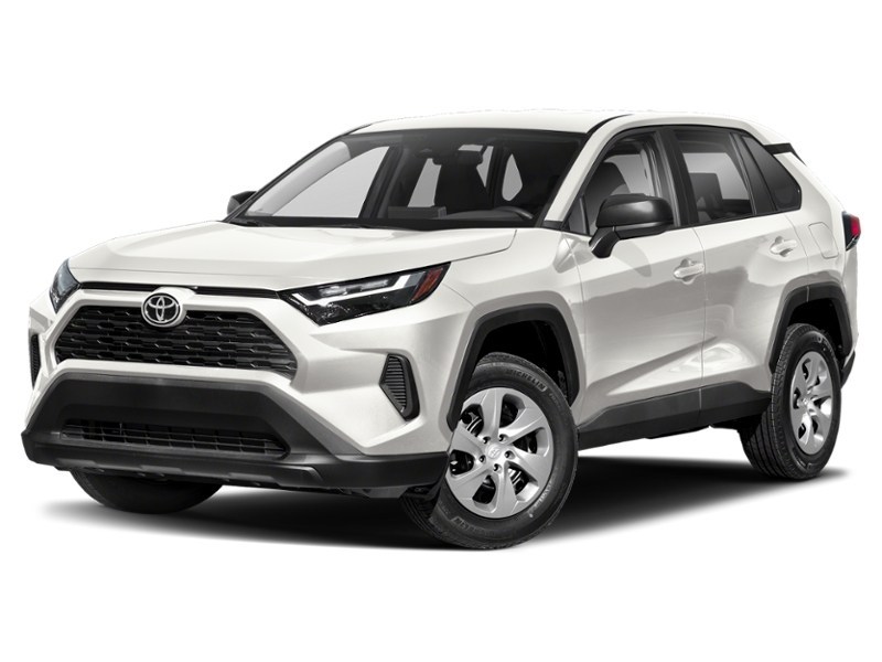 2025 Toyota RAV4 LE AWD White  Shot 1