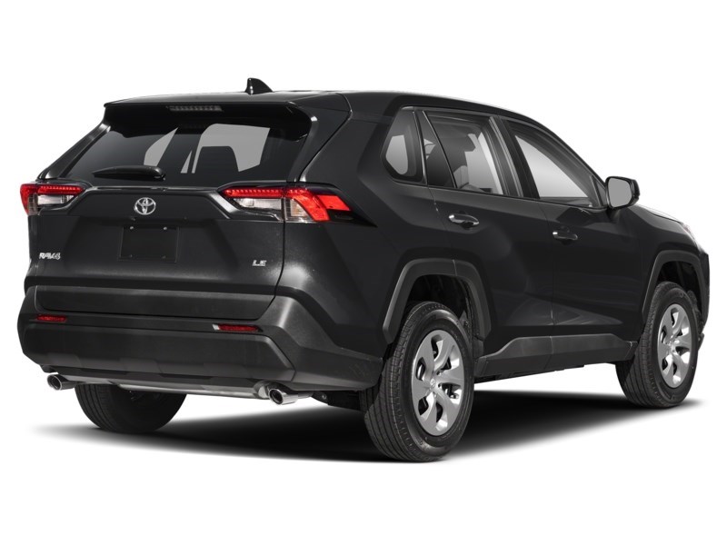 2023 Toyota RAV4 LE AWD Midnight Black Metallic  Shot 2