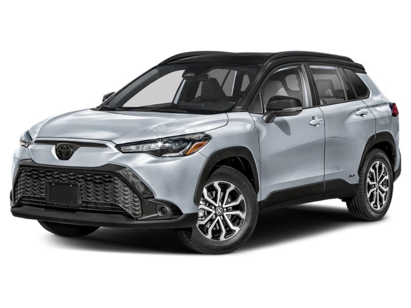 2024 Toyota Corolla Cross Hybrid Hybrid SE AWD Sonic Silver Metallic w/Black Roof  Shot 31