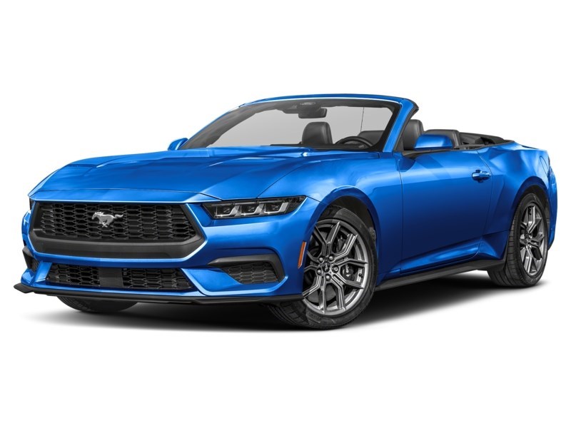 2026 Ford Mustang EcoBoost Convertible Grabber Blue Metallic  Shot 7