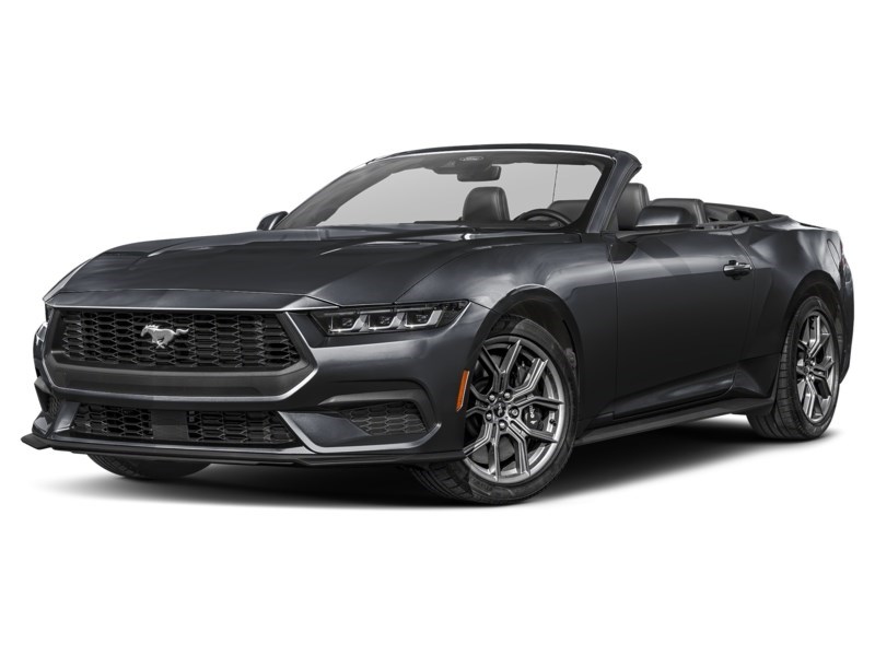2026 Ford Mustang EcoBoost Premium Convertible Shadow Black  Shot 4
