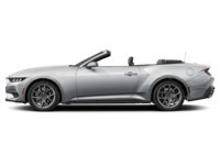 2026 Ford Mustang EcoBoost Convertible Iconic Silver Metallic  Shot 3