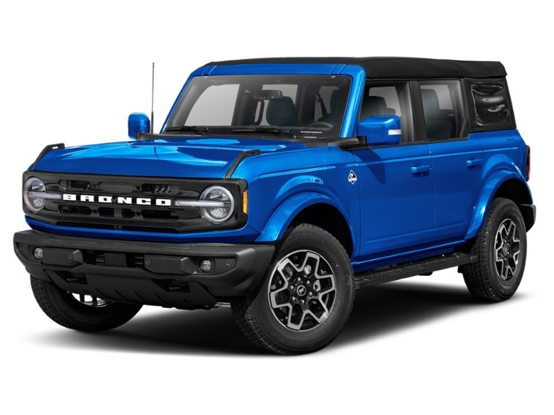 2024 Ford Bronco Outer Banks | 4X4 | 2.7L | HIGH/LUX PKG | HARD TOP Velocity Blue Metallic  Shot 1