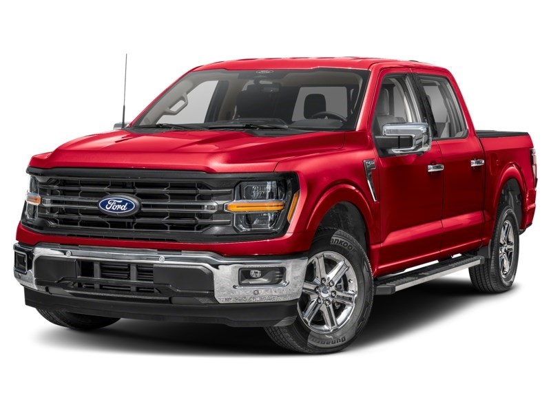 2025 Ford F-150 XLT 4WD SuperCrew 5.5' Box Rapid Red Metallic Tinted Clearcoat  Shot 1
