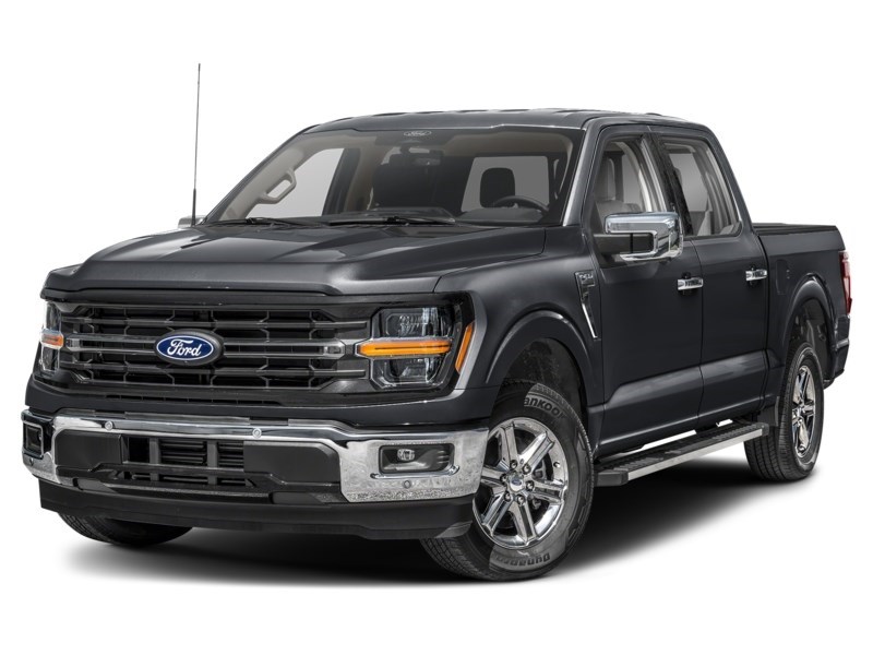 2025 Ford F-150 XLT 4WD SuperCrew 5.5' Box Agate Black Metallic  Shot 4