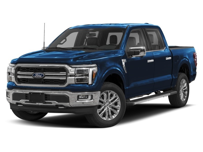 2025 Ford F-150 LARIAT 4WD SuperCrew 5.5' Box Antimatter Blue Metallic  Shot 4