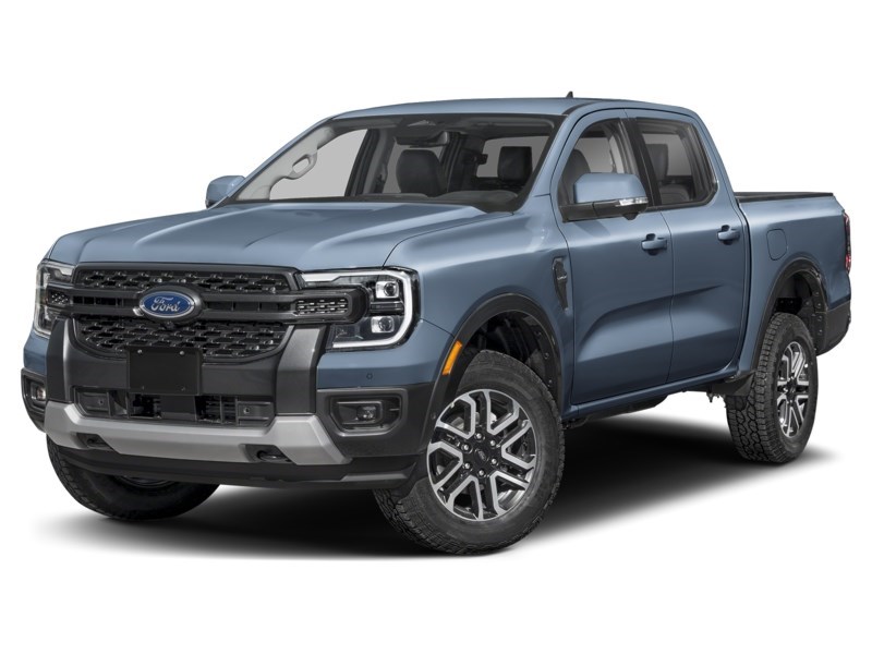 2024 Ford Ranger LARIAT 4WD SuperCrew 5' Box Azure Grey Metallic Tri-Coat  Shot 1