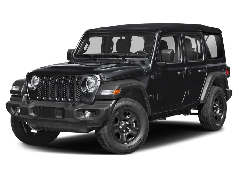 2024 Jeep Wrangler Sahara 4 Door 4x4 Black  Shot 4