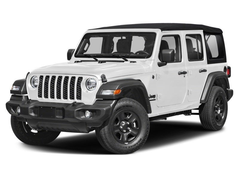 2024 Jeep Wrangler Sahara 4 Door 4x4 Bright White  Shot 45