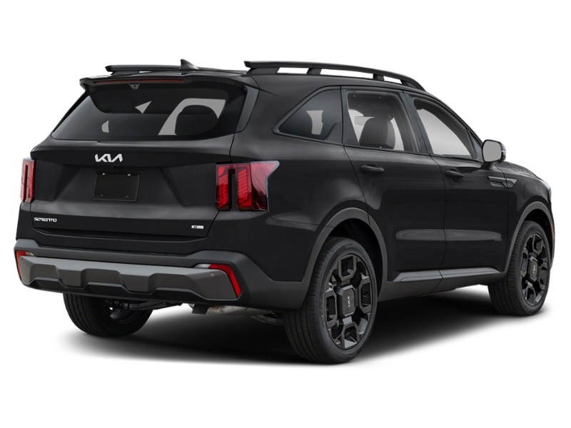 2025 Kia Sorento X-Line Limited AWD w/Olive Brown Interior Ebony Black  Shot 6
