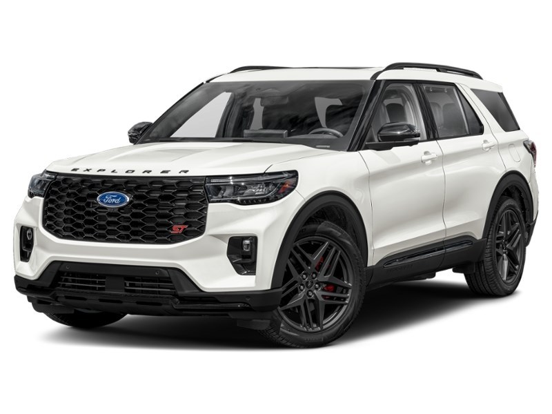 2026 Ford Explorer ST 4WD Star White Metallic Tri-Coat  Shot 4