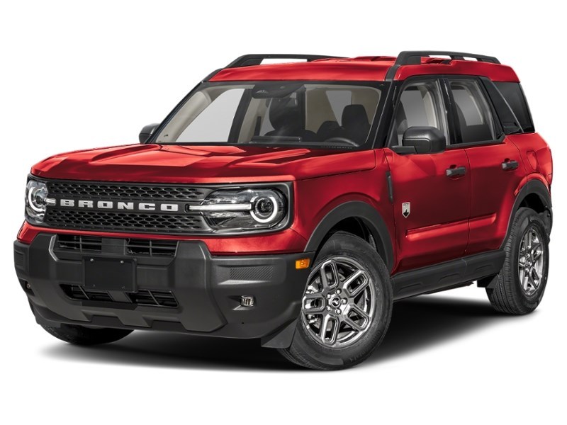 2026 Ford Bronco Sport Big Bend 4x4 Ruby Red Metallic Tinted Clearcoat  Shot 4