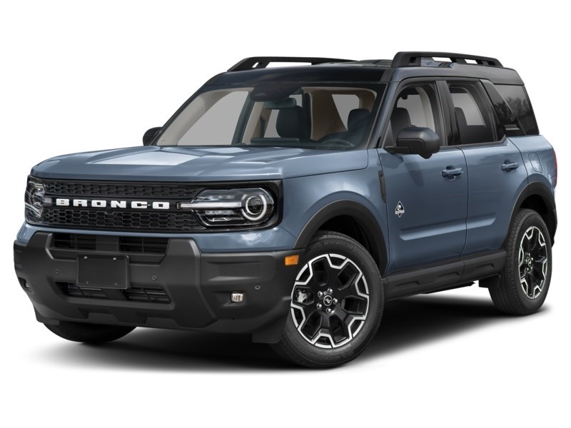 2026 Ford Bronco Sport Outer Banks 4x4 Azure Grey Metallic Tri-Coat  Shot 1