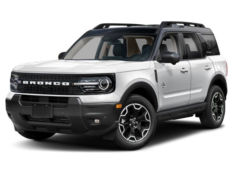 2026 Ford Bronco Sport Outer Banks 4x4 Space White Metallic  Shot 1