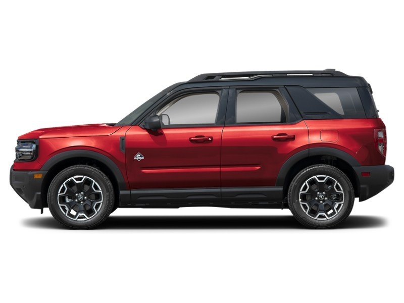 2026 Ford Bronco Sport Outer Banks 4x4 Ruby Red Metallic Tinted Clearcoat  Shot 5
