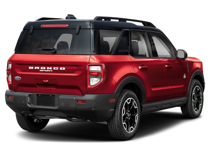 2026 Ford Bronco Sport Outer Banks 4x4 Ruby Red Metallic Tinted Clearcoat  Shot 2