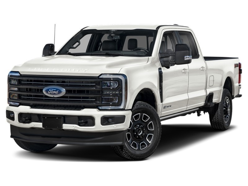 2027 Ford F-350 Platinum 4WD Crew Cab 8' Box Star White Metallic Tri-Coat  Shot 4