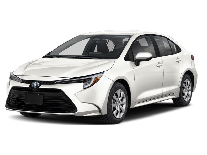 2026 Toyota Corolla Hybrid Hybrid LE CVT AWD White  Shot 4