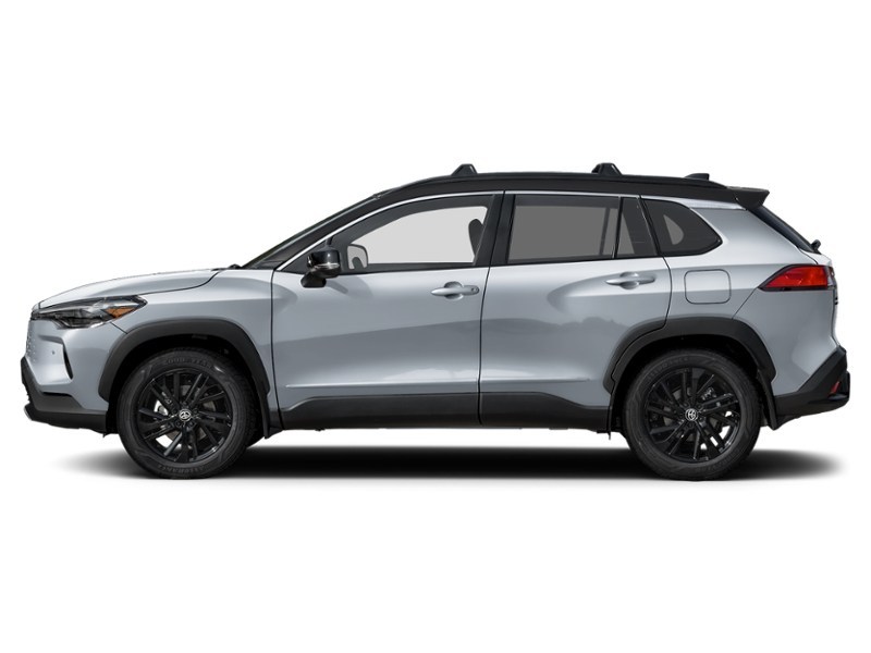 2026 Toyota Corolla Cross Hybrid Hybrid XSE AWD Sonic Silver Metallic w/Black Roof  Shot 3